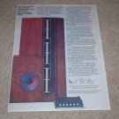 Infinity Quantum Reference Series Speaker Ad, AMAZING!
