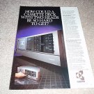 Kyocera D-801 Cassette Deck Ad from 1982