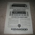 Kenwood KR-9600 Receiver Ad from 1977, KR-4070 320 watt