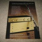 Conrad-Johnson MF-2300, PF-2 Amp and Preamp Ad from '99