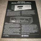 Yamaha TC-720,TC-920B High-End Cassette Deck Ad fr1980