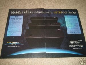 MFSL UltrAmp Ad from 1992,2 pages,RARE! Pre/DA Conv