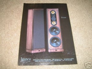 Legacy Focus Speaker Ad from 1992,mint! Amazing!