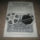 Newcomb SM-310 Reel to Reel Ad from 1959,RARE!