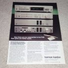 Harman Kardon AD,hk770 Amp,hk705 Cass,hk725 Pre Ad,1981