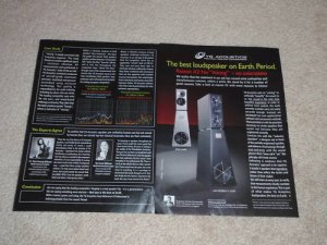 YG Acoustics Speaker Ad, 2008, Anat Ref II, Kipod, Info