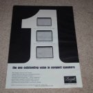 Bozak Ad, Concerto III,II, Sonata II Speaker, 1965