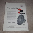Goodmans Axiette Speaker Ad, 1956, Article
