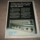 Harman Kardon hk670 Receiver Ad from 1979