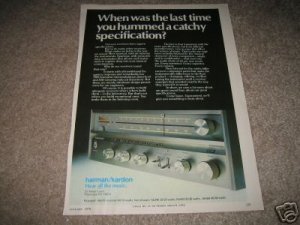 Harman Kardon hk670 Receiver Ad from 1979