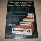 Technics Receiver Ad from 1975,5760,5560,5460,5360,5160
