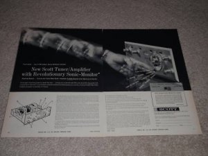 Scott 340 Receiver Ad,features,Article,tube, RARE!