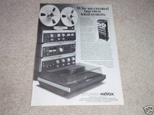 Revox B750 Amplifier,B77 Open Reel,B760 Tuner,B790 TT