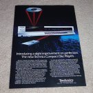 Technics SL-P2 CD Player AD from 1985, Beautiful!