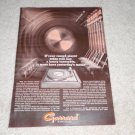 Garrard SL 95 Turntable Ad, 1968, Article,Rare Color Ad