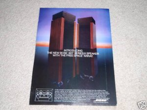 Bose 601 II Speaker Ad, 1977, Rare one!