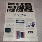 EPI Speakers Ad, 1986, Time/ Energy Line, article