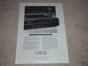 Carver CT-27v Preamp Ad,article,1994 Ad,Rare!