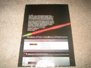Nakamichi LX-5 Vintage Ad 1982 Cassette Deck