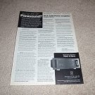 Parasound HCA-2200 John Curl Design, Ad from 1992,1 pg