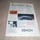 Denon DCD-1500II CD Player Ad from 1988
