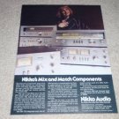 Nikko Ad, NA-550,850,750  Amplifier,NT-850 Tuner,specs
