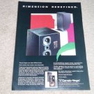 Cerwin Vega SE Series Speakers Ad from 1986, Beauitful!