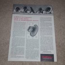 Electro-Voice 12trx,15trx,t25a,8hd,t35,sp12, Article