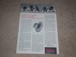 Electro-Voice 12trx,15trx,t25a,8hd,t35,sp12, Article