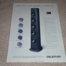 Celestion C Series Speakers Ad from 1998, detailed