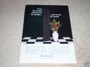 Magnepan MG-10 Speaker Ad, 1994, Rare Ad! specs