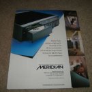Meridian 586 CD/DVD Player Ad from 1997,color,beautiful