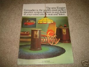 Empire 8000p Color Speaker Ad from 1966,2 pages