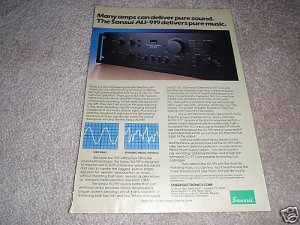 Sansui AU-919 Integrated Amp Ad from 1979