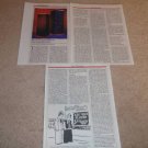 Polk SDA-1c Speaker Review,1987,3pgs,Full Test, Rare!