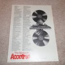 BSR ADC Accutrac 4000 Ad from 1977, beautiful! RARE!