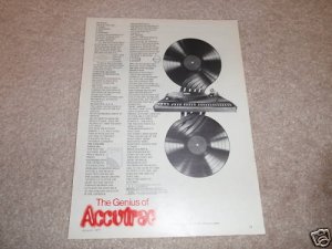 BSR ADC Accutrac 4000 Ad from 1977, beautiful! RARE!