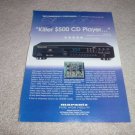 Marantz CD-63SE Cd Ad from 1995, Article