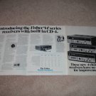 Fisher QUAD Receiver Ad,4pgs,514,504x,414,314,304x,spec