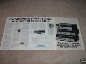 Fisher QUAD Receiver Ad,4pgs,514,504x,414,314,304x,spec