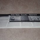 Nakamichi 600 Cassette,620 Amp,630 Tuner Ad,2 pgs,6"x17