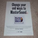 Santana Master Sound Ad, 1994, Article, Rare Ad!