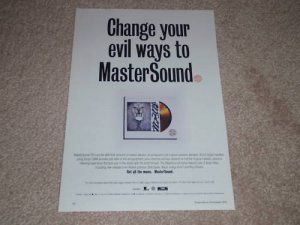 Santana Master Sound Ad, 1994, Article, Rare Ad!