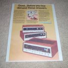Pioneer Receiver Ad,SX-949,747,646, QUAD LIVES!