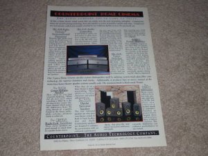 Counterpoint Entirel Line 1993 Ad, Speakers, Amps,Pre