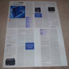 Threshold T400 Class A Amplifier review,1995,4 pgs,RARE