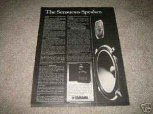 Yamaha NS-500 Speaker Ad from 1977,specs,article