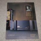 CODA Amplifier 20 Power Amp Ad, 1994,Inside View, RARE!