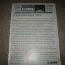 Yamaha K-700 Ad from 1983 reverse ad, High-end Cassette