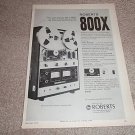 Roberts 800x Open Reel Deck Ad from 1970,features,nice!